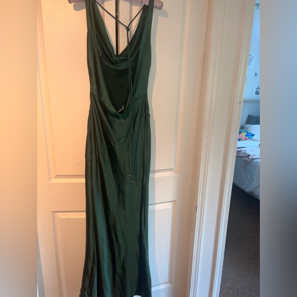 Chic Forest Green Maxi Dress